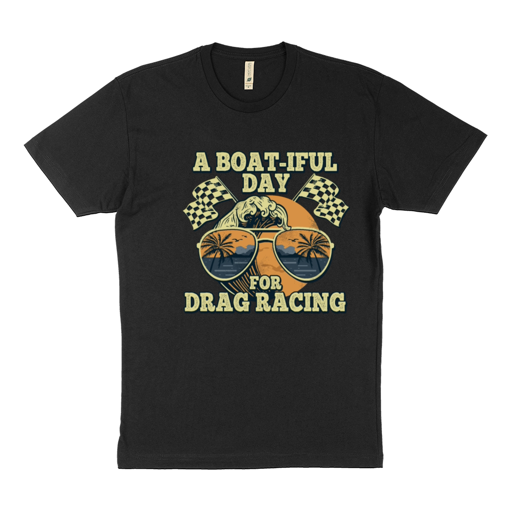 drag boat racing speedboat racing powerboats Sustainable T-Shirt