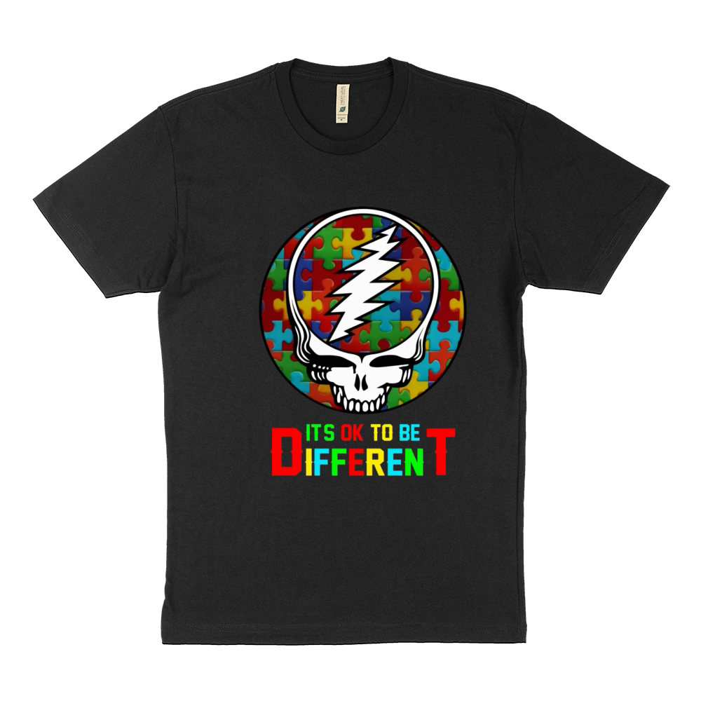 Grateful Dead Autism It’s Ok to be different shirt Sustainable T-Shirt