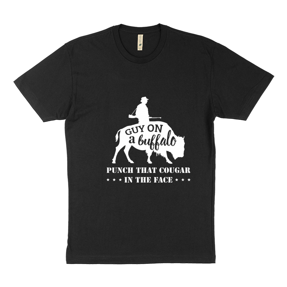 Guy  On A  Buffalo Sustainable T-Shirt