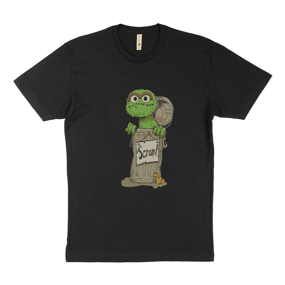 Oscar the grouch scram Sustainable T-Shirt