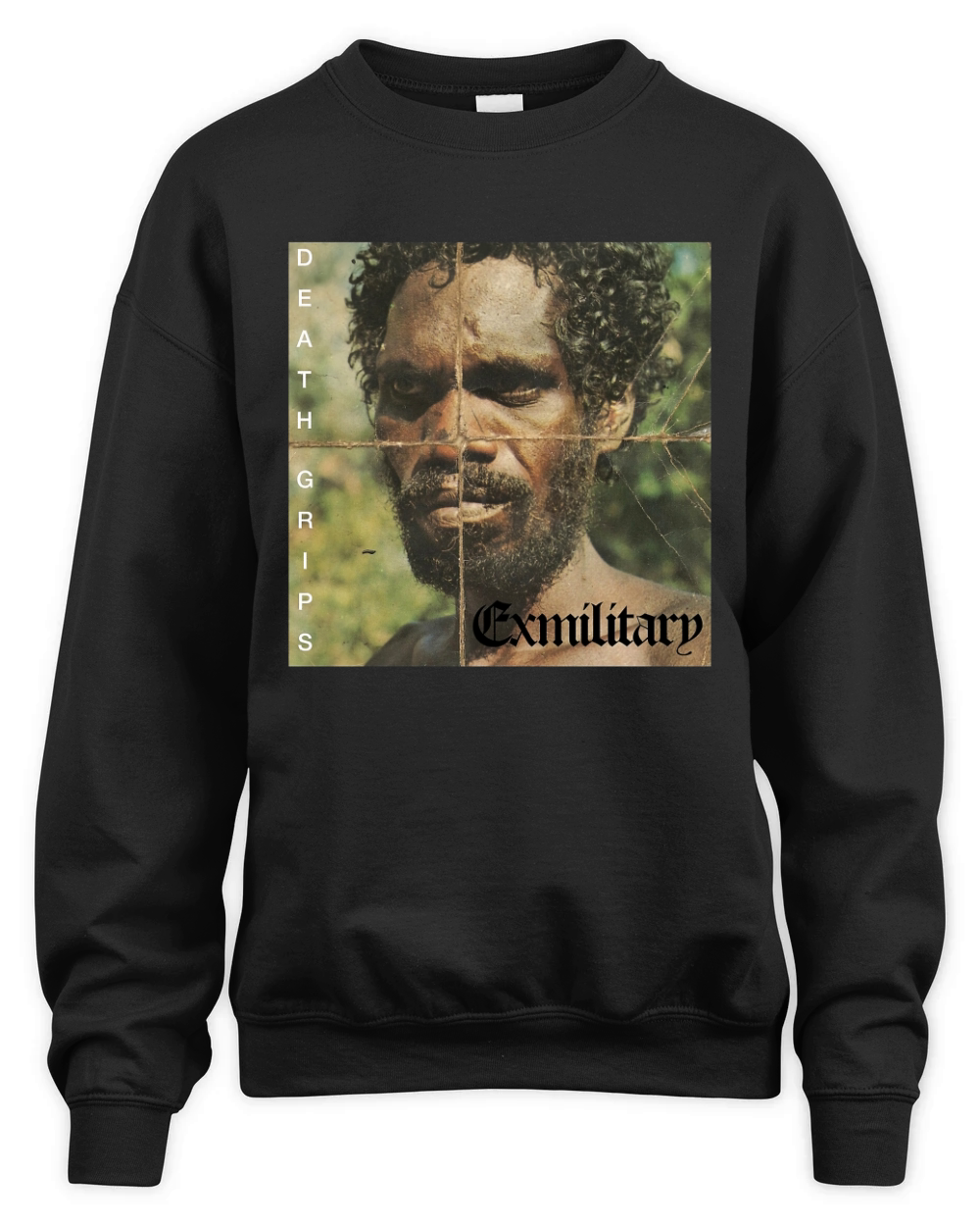 Death Grips -Exmilitary Album Art Unisex Premium Crewneck Sweatshirt