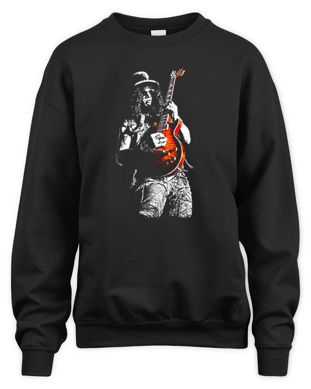 Slash Guitar Fan Unisex Premium Crewneck Sweatshirt