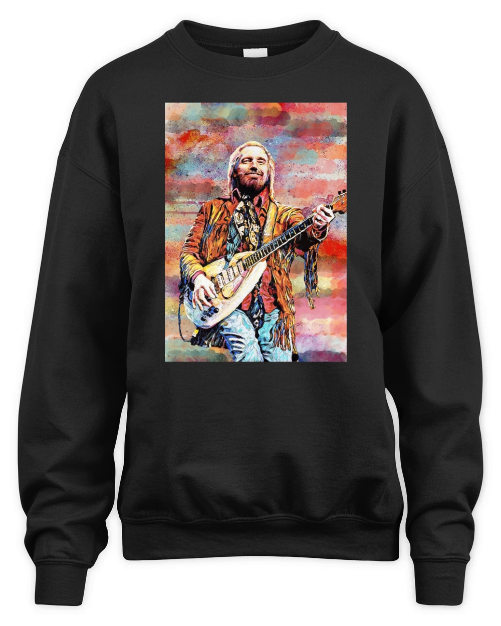 Tom Petty - Unisex Long Sleeve Unisex Premium Crewneck Sweatshirt