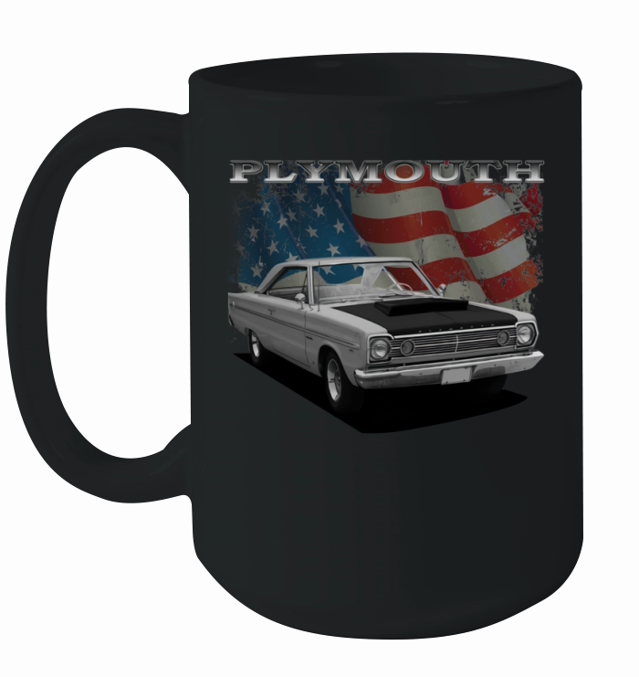 1966 Plymouth Belverede II Silver Ceramic Mug