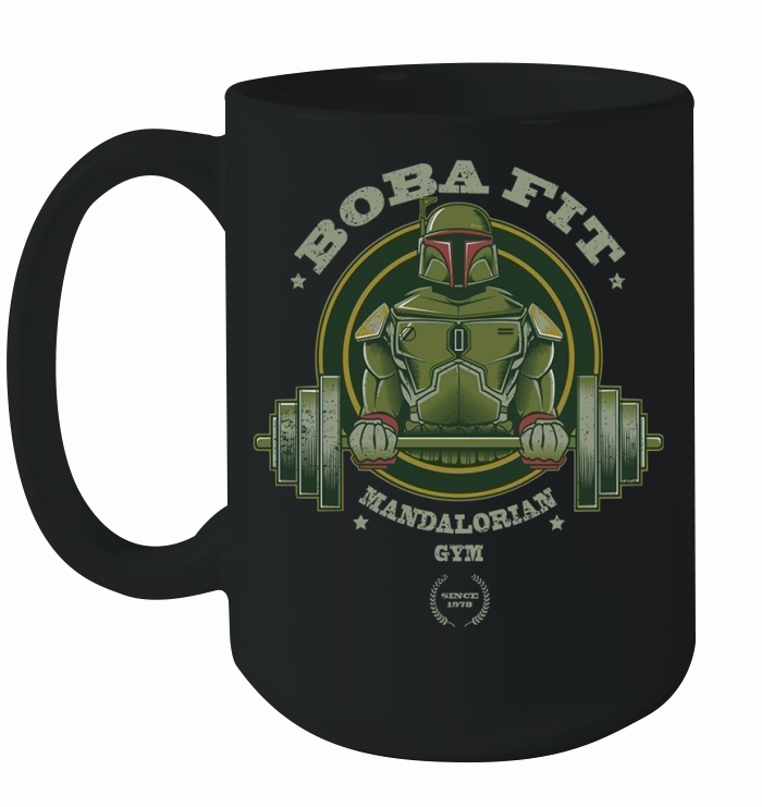 boba fit mandalorian star war Ceramic Mug