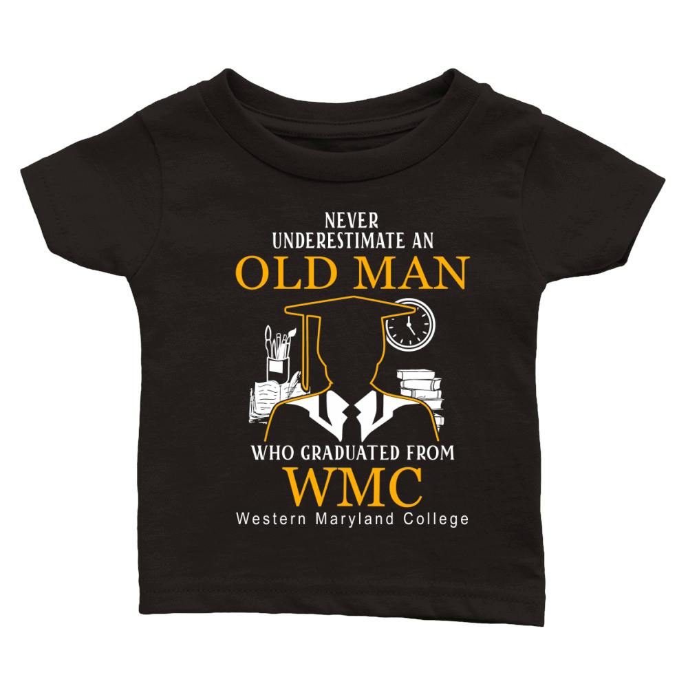 An Old Man graduated from Western Maryland College Classic Baby Crewneck T-shirt