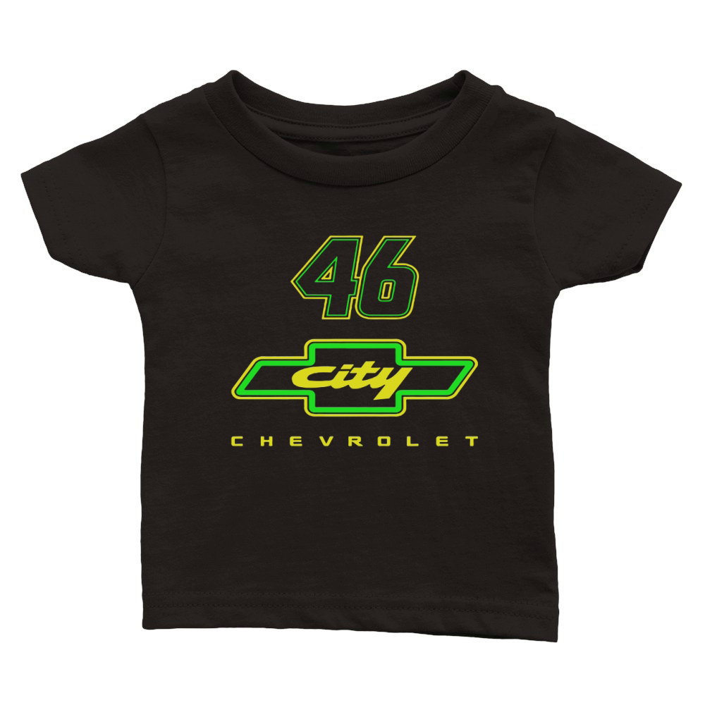 Cole Trickle Days Of Thunder Black 46 City Chevaolet Classic Baby Crewneck T-shirt
