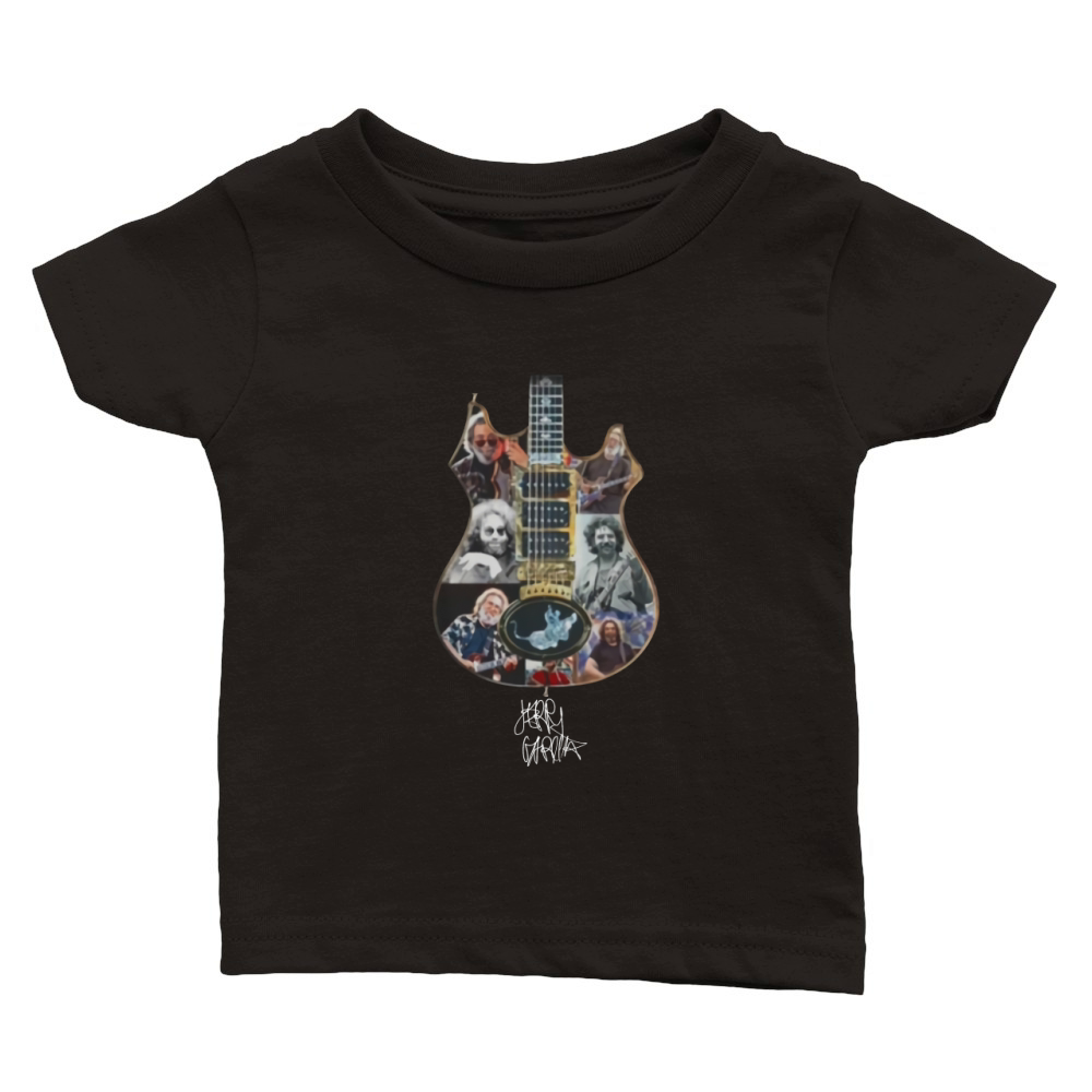 Jerry Garcia Guitar Grateful Dead Signature shirt Classic Baby Crewneck T-shirt