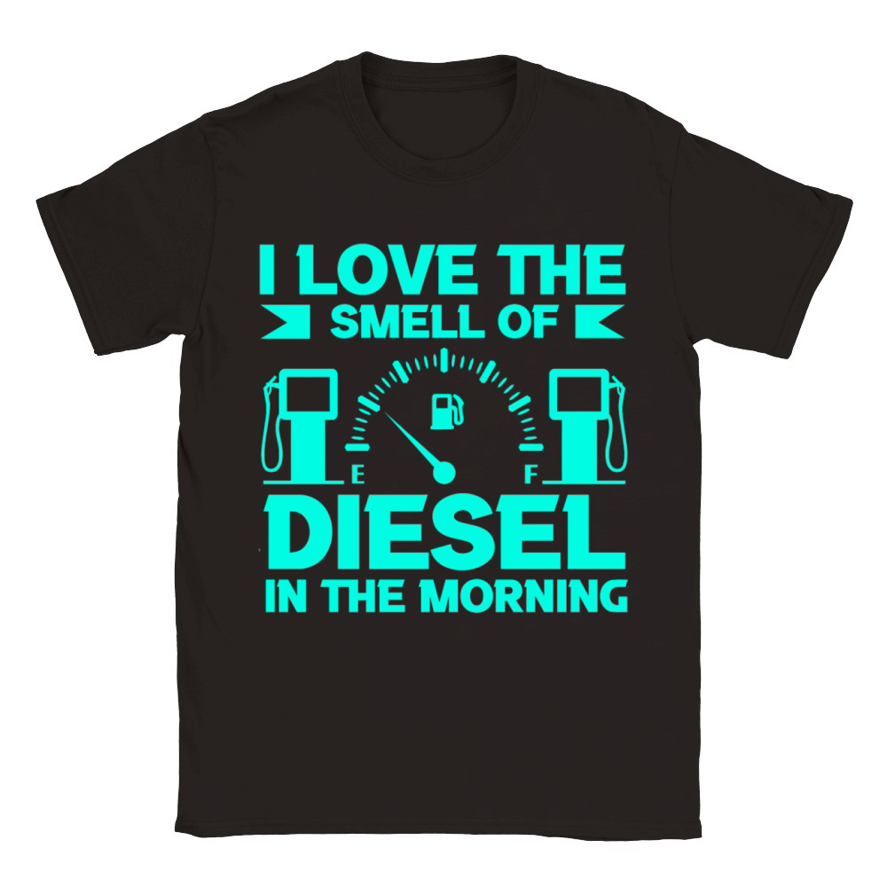 Diesel in The Morning Gas 1 Classic Kids Crewneck T-shirt