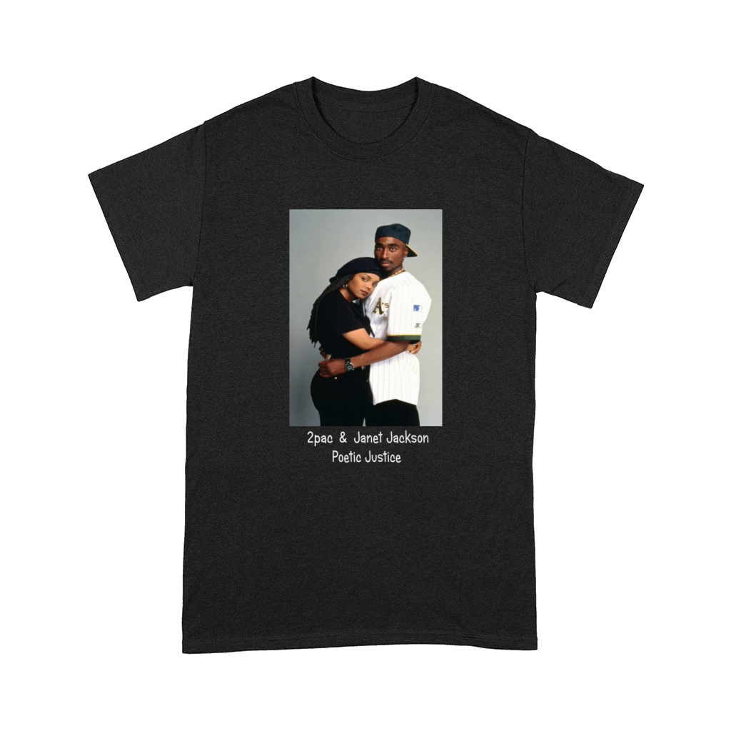 TUPAC 2PAC & JANET JACKSON POETIC JUSTICE Comfort T-shirt