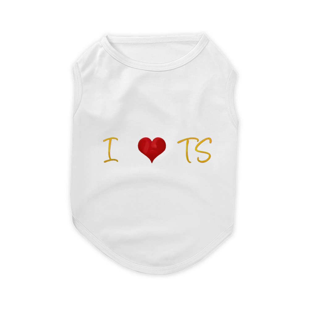 LWYMMD I Love TS t-shirt Pet T-Shirt