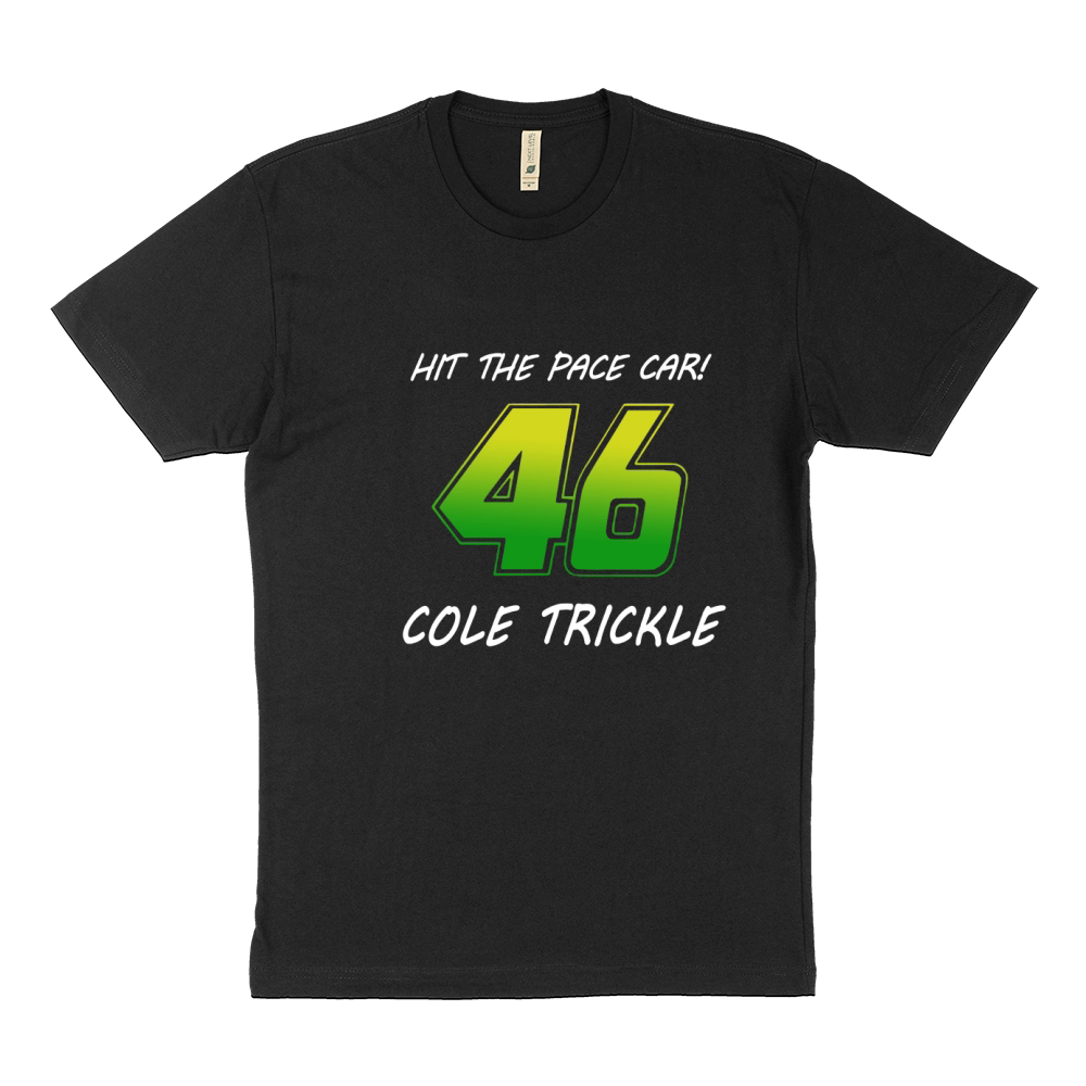 HIT THE PACE CAR COLE TRICKLE 46 DAYS OF THUNDER Sustainable T-Shirt