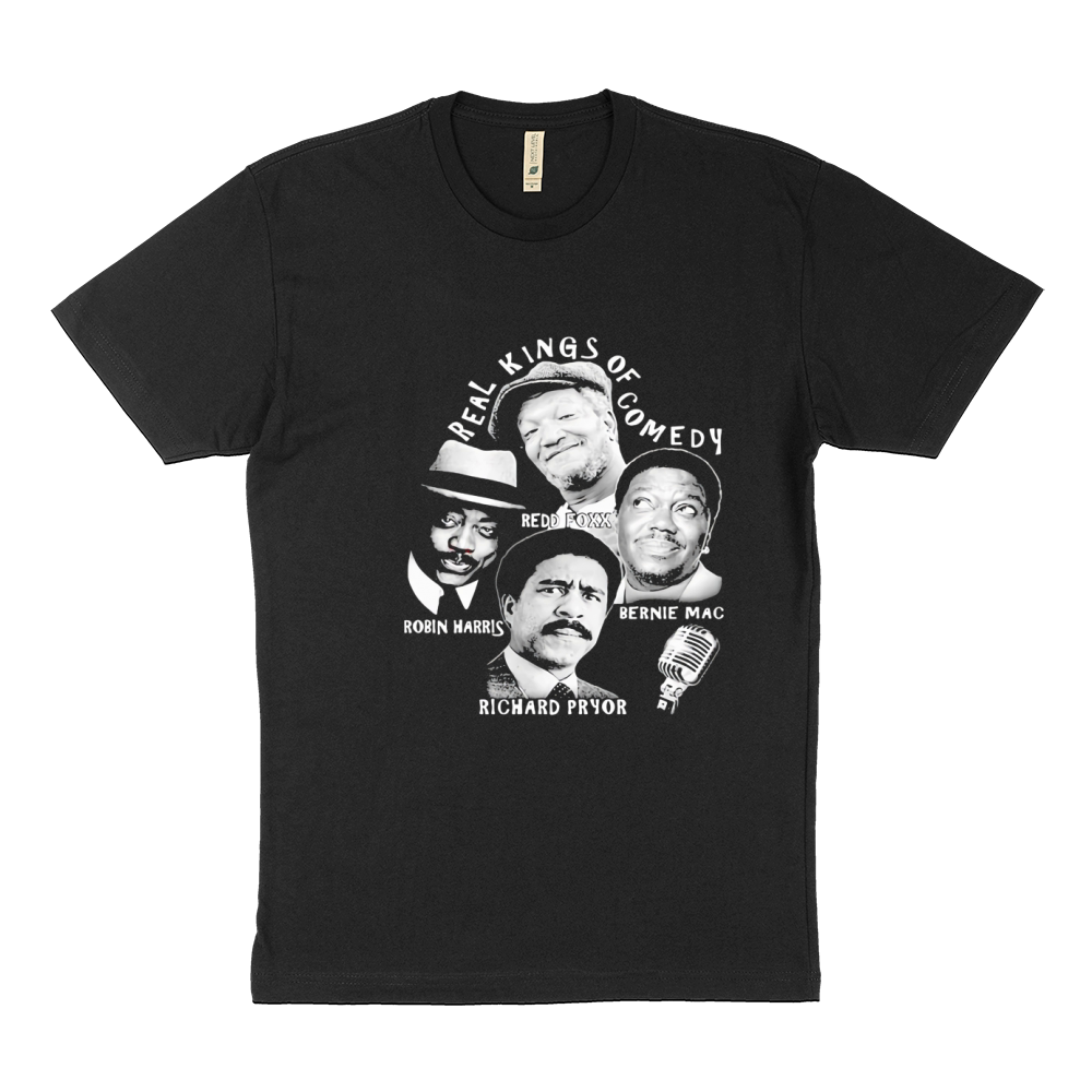 Real kings of comedy redd foxx robin harris bernie mac richard pryor Sustainable T-Shirt