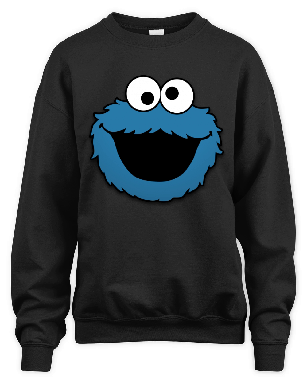 Cookie Monster Cartoon Unisex Premium Crewneck Sweatshirt