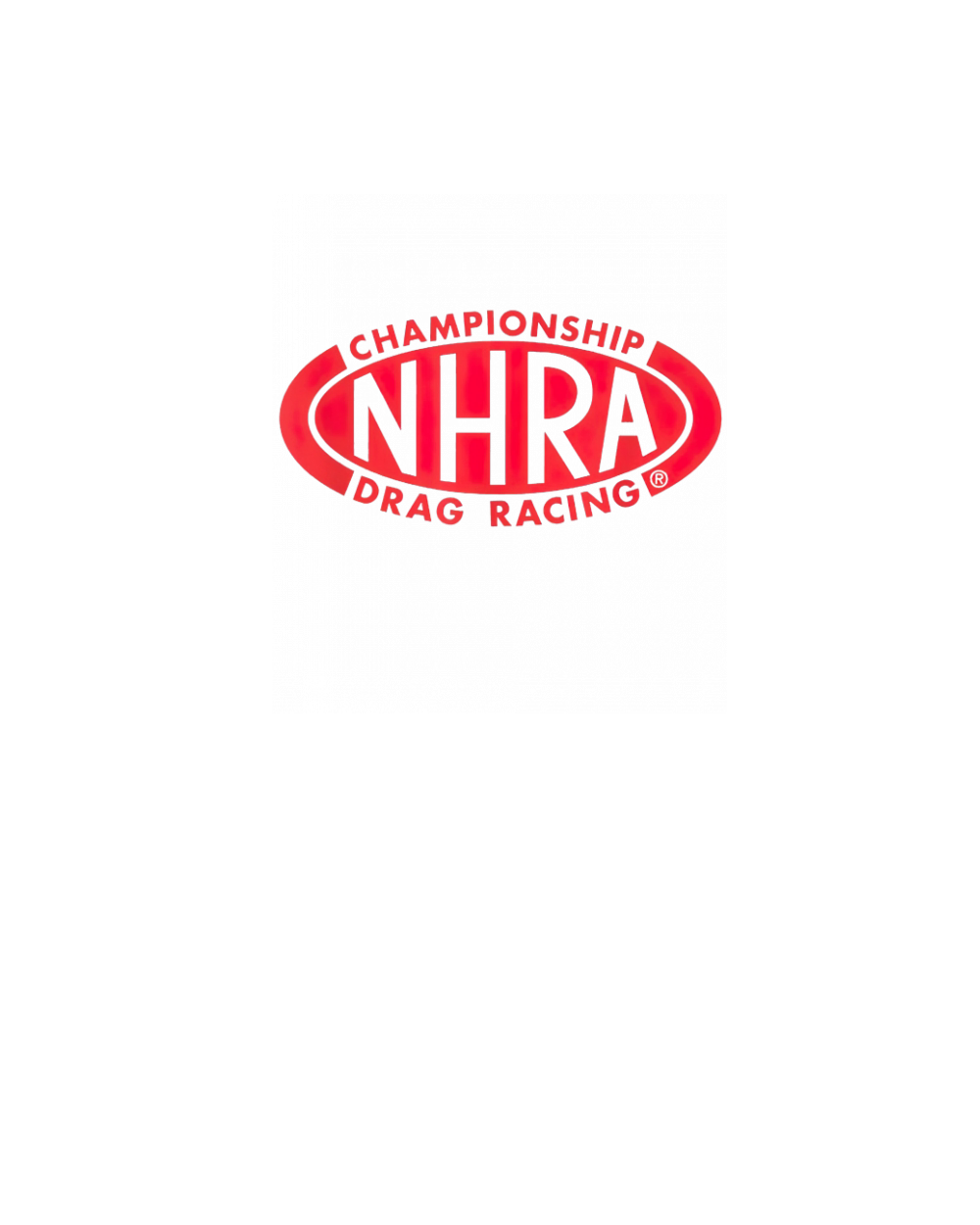 Nhra Championship Drag Racing Red Oval Logo T-Shirt Nhra Championship Drag Racing Red Oval Logo T-Shirt