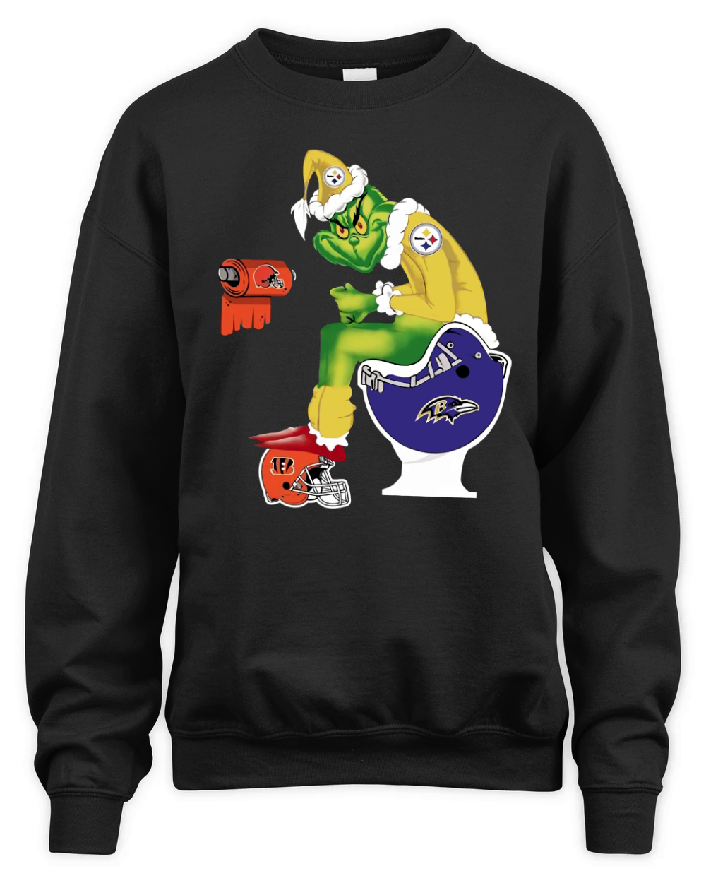 Pittsburgh Steelers  toilet Unisex Premium Crewneck Sweatshirt