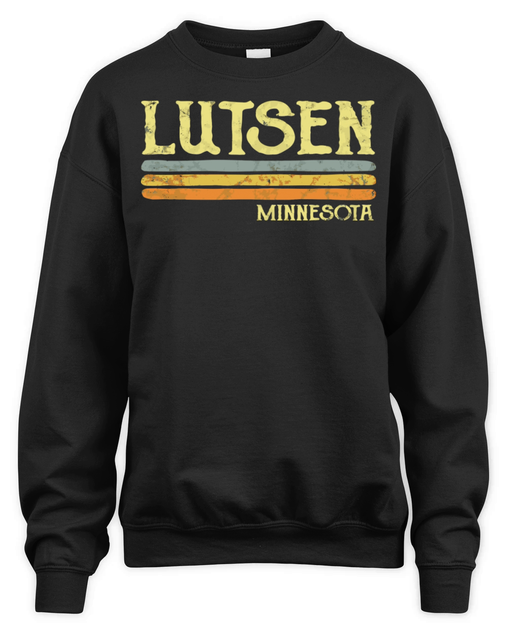 Vintage Lutsen Minnesota Mn Love Souvenir Unisex Premium Crewneck Sweatshirt