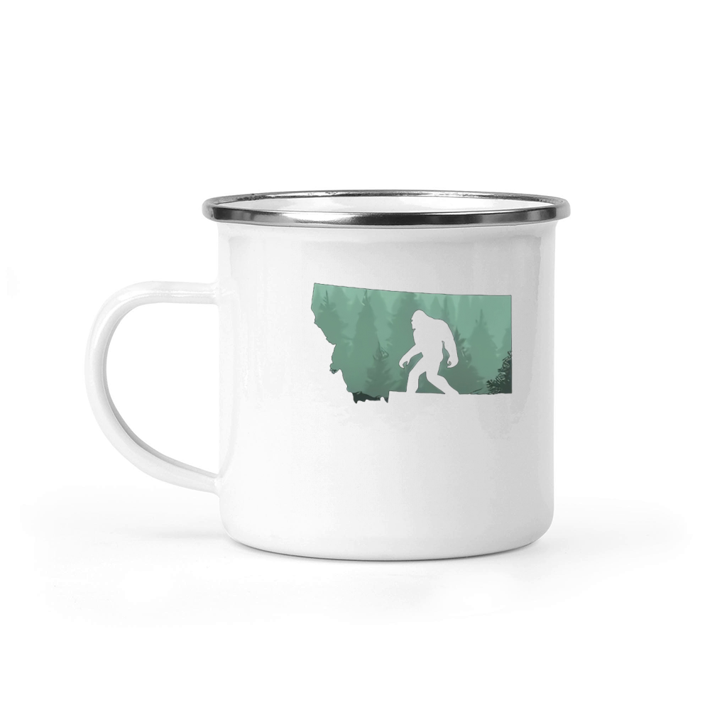 Montana Bigfoot T-shirt Camping Mug