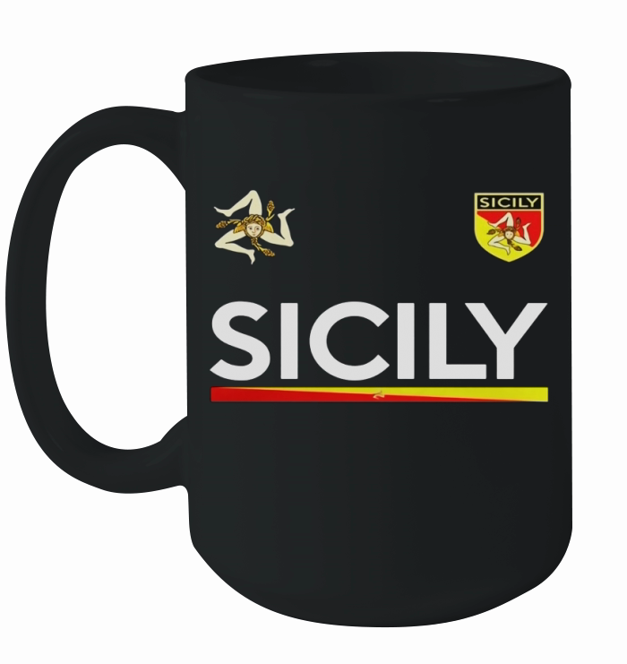 Sicilia Soccer T-Shirt - Sicily, Italy Football Jersey Ceramic Mug