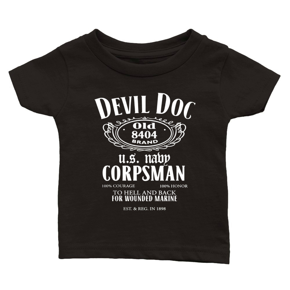 Corpsman - Devil Doc 8404 T Shirt Classic Baby Crewneck T-shirt