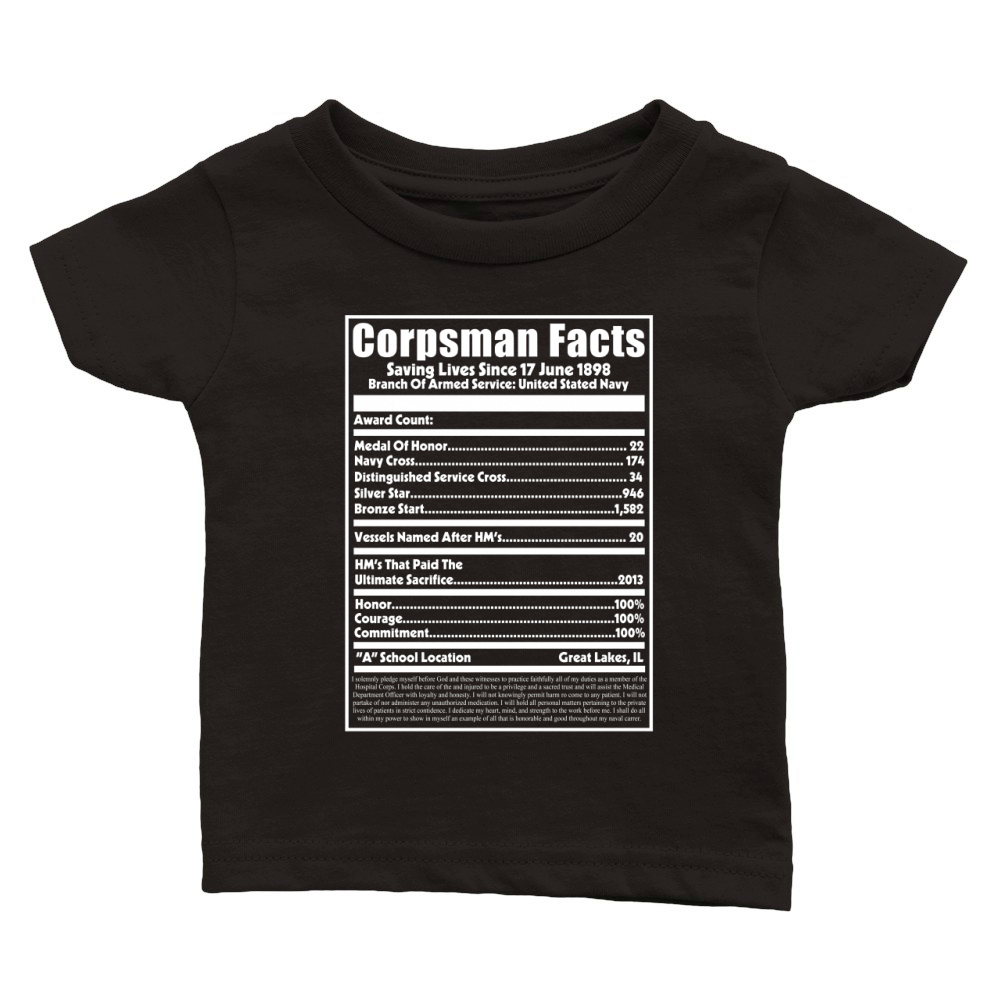 Corpsman Facts Classic Baby Crewneck T-shirt