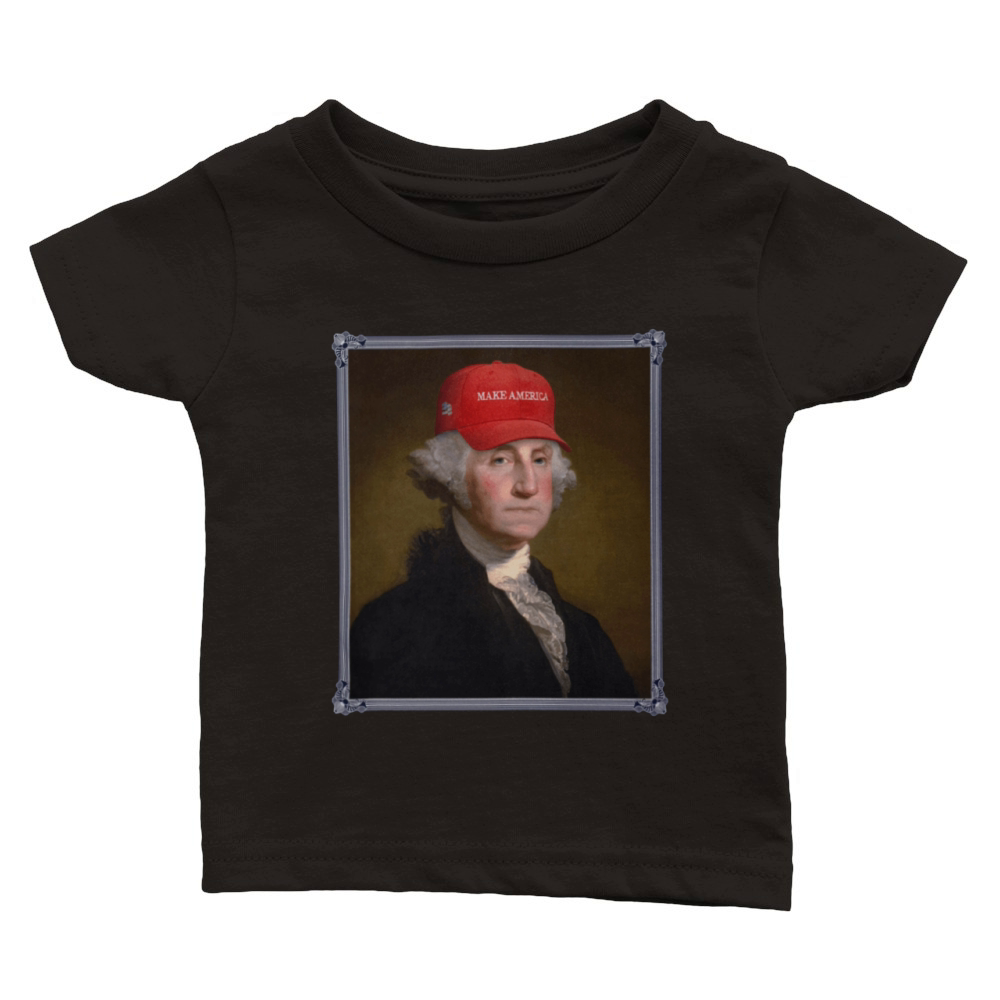 George Washington - Make America Classic Baby Crewneck T-shirt