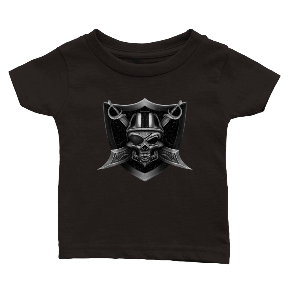 Raider Skull Classic Baby Crewneck T-shirt