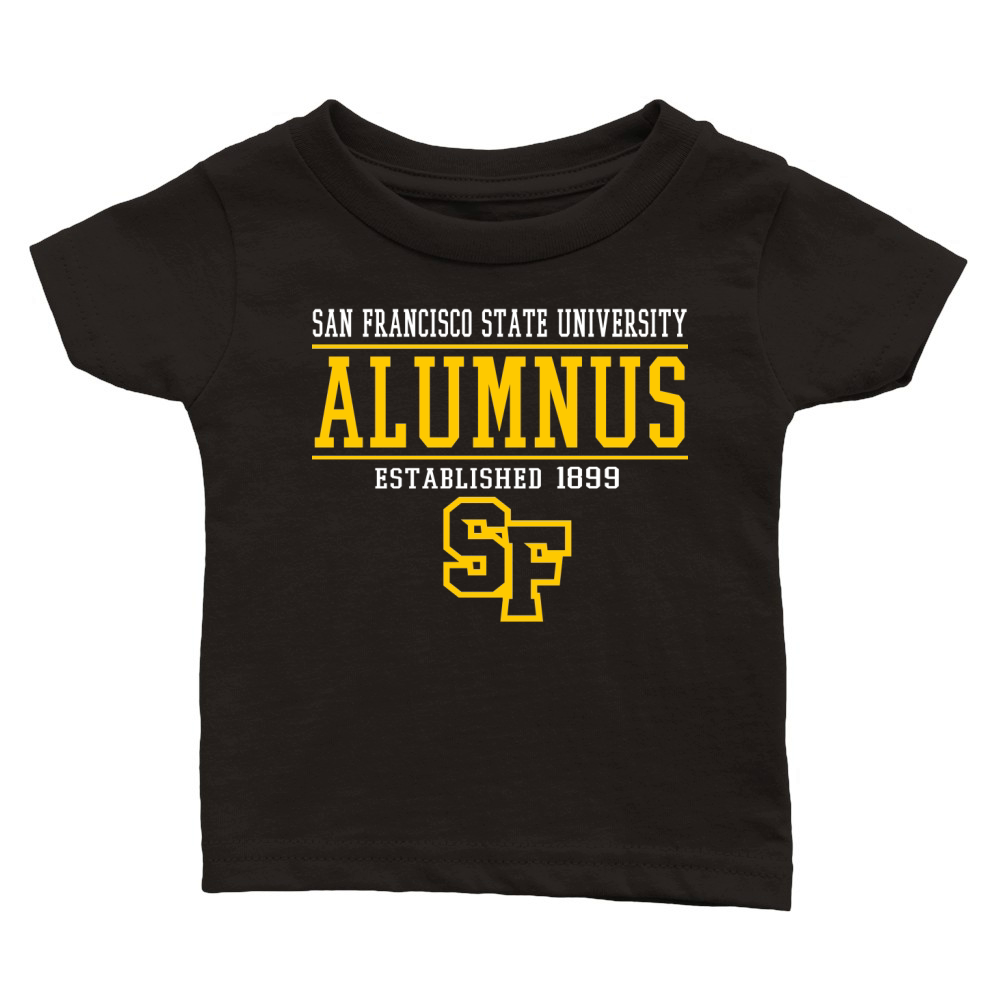 San Francisco State university   Alumnus established 1899 Classic Baby Crewneck T-shirt