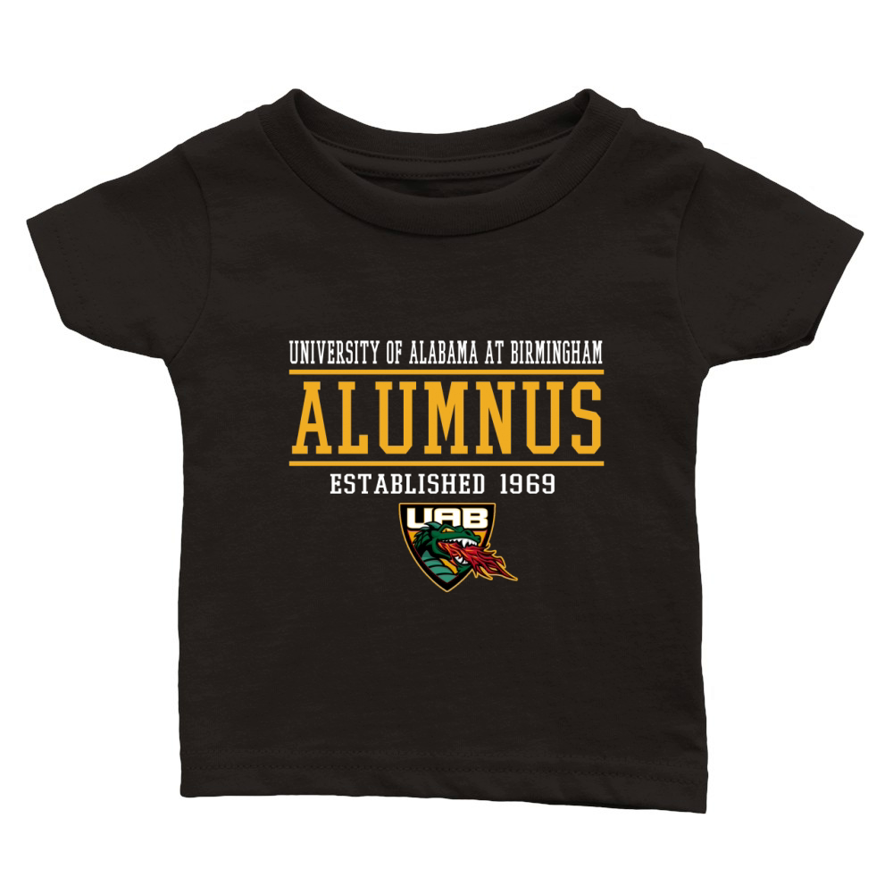 UAB University Of Alabama At Birmingham Alumnus Established 1969 Classic Baby Crewneck T-shirt