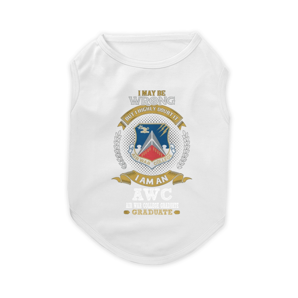 AIR WAR COLLEGE GRADUATE 2017 Pet T-Shirt