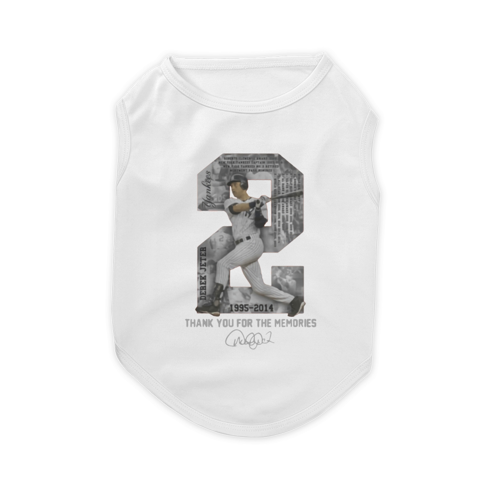 Derek Jeter thank you for the memories Pet T-Shirt