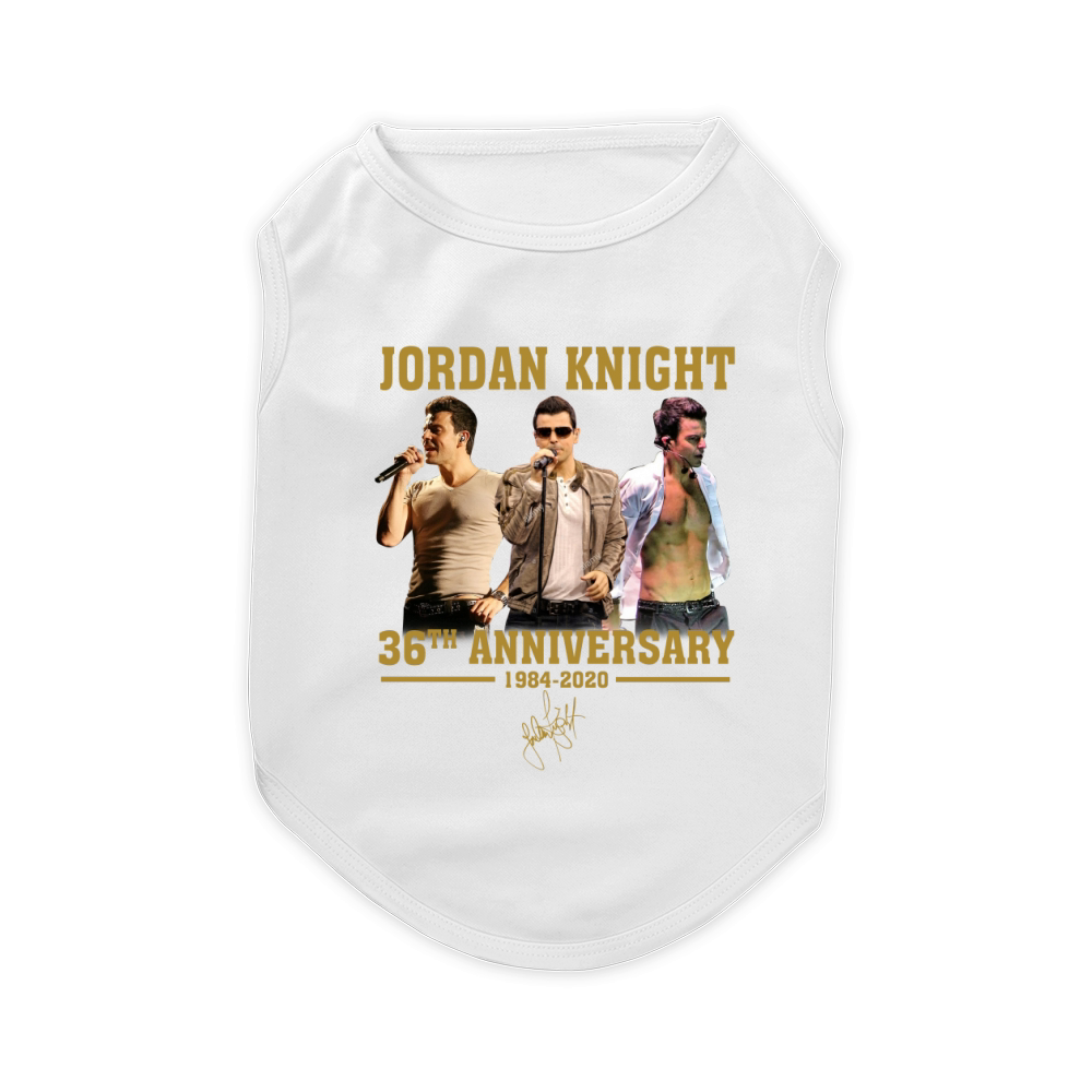JORDAN KNIGHT 36TH ANNIVERSARY Pet T-Shirt