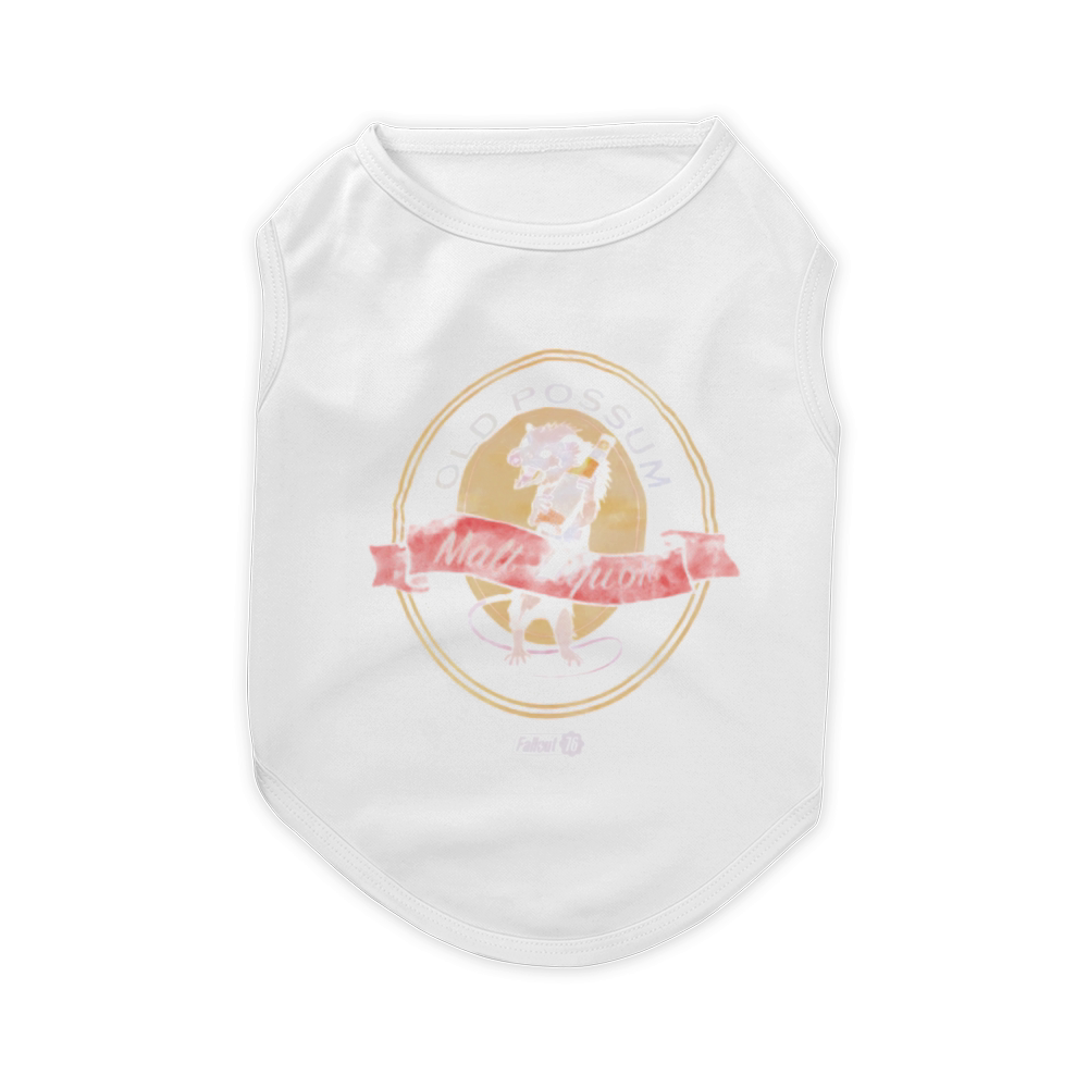 Malt liquor old possum t-shirt Pet T-Shirt