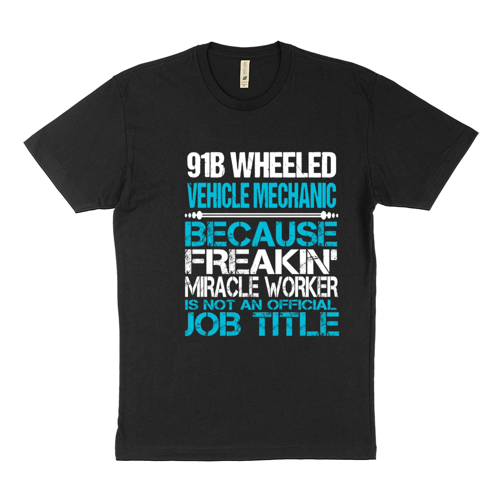 91B Wheeled Vehicle Mechanic Sustainable T-Shirt