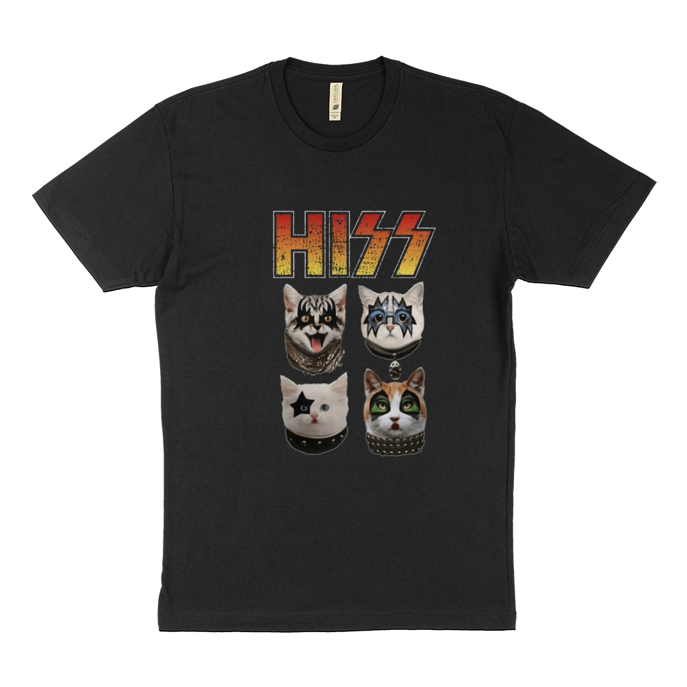 Cute Cat HISS Sustainable T-Shirt