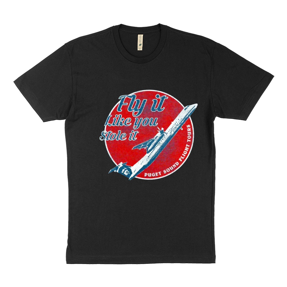 Fly it like you stole it puget sound flight tours shirt Sustainable T-Shirt
