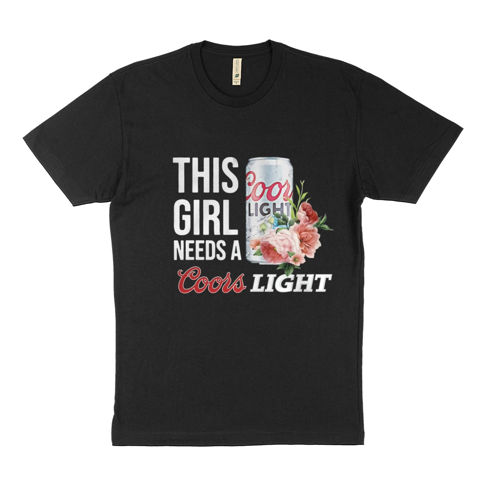 This girl need a Coors Light shirt Sustainable T-Shirt