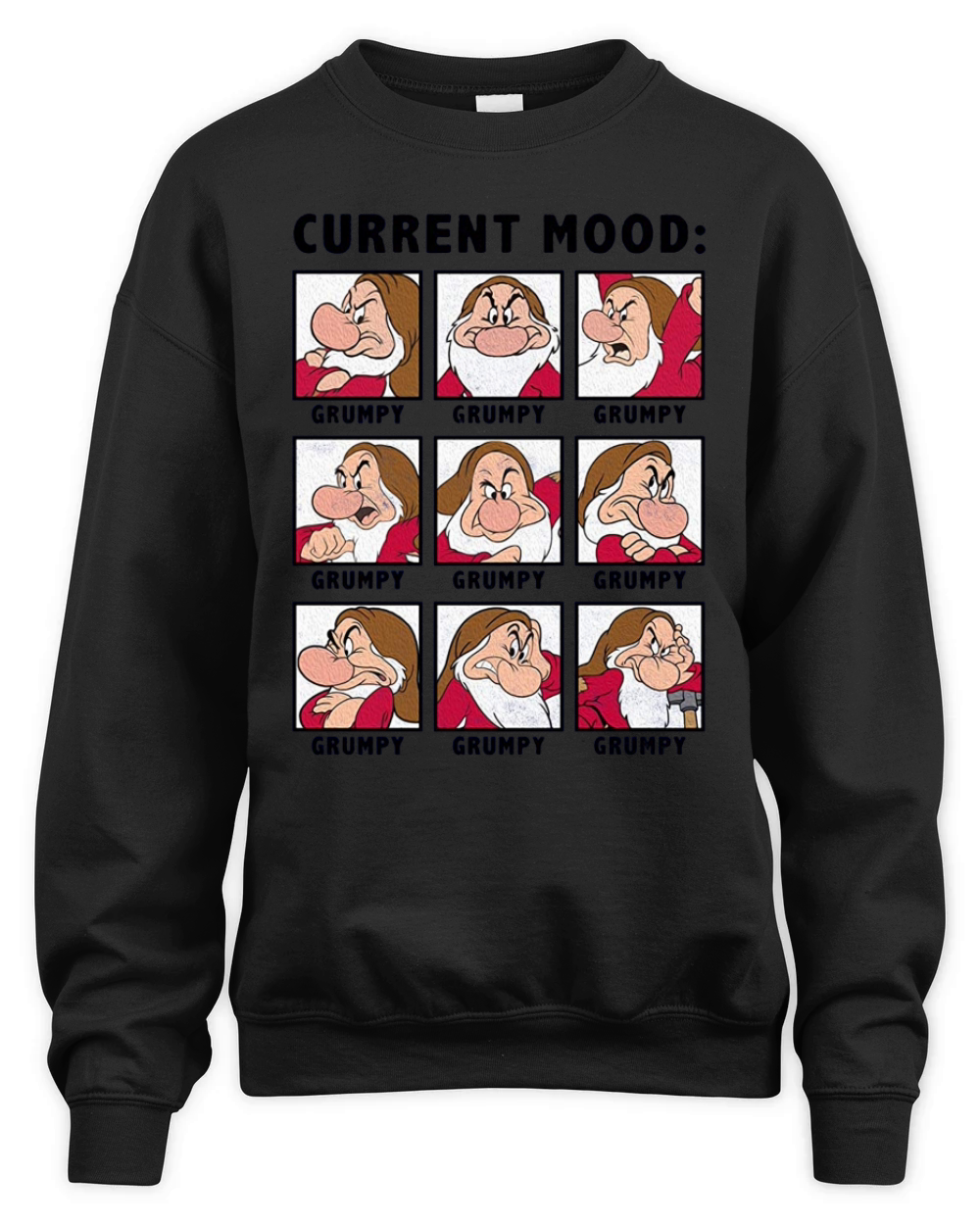 Grumpy Graphic current mood Unisex Premium Crewneck Sweatshirt