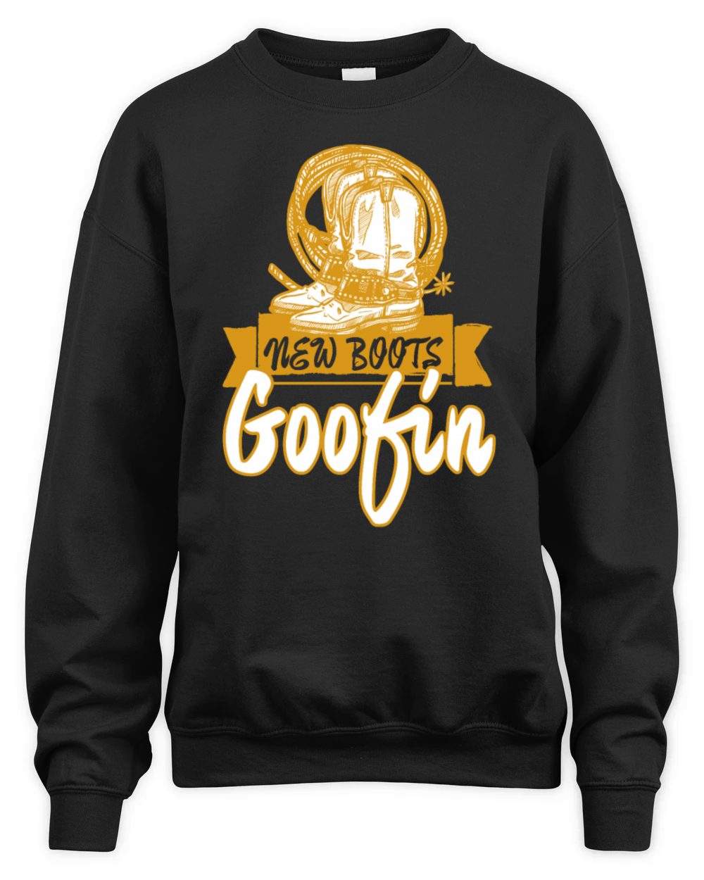 New Boots Goofin Unisex Premium Crewneck Sweatshirt