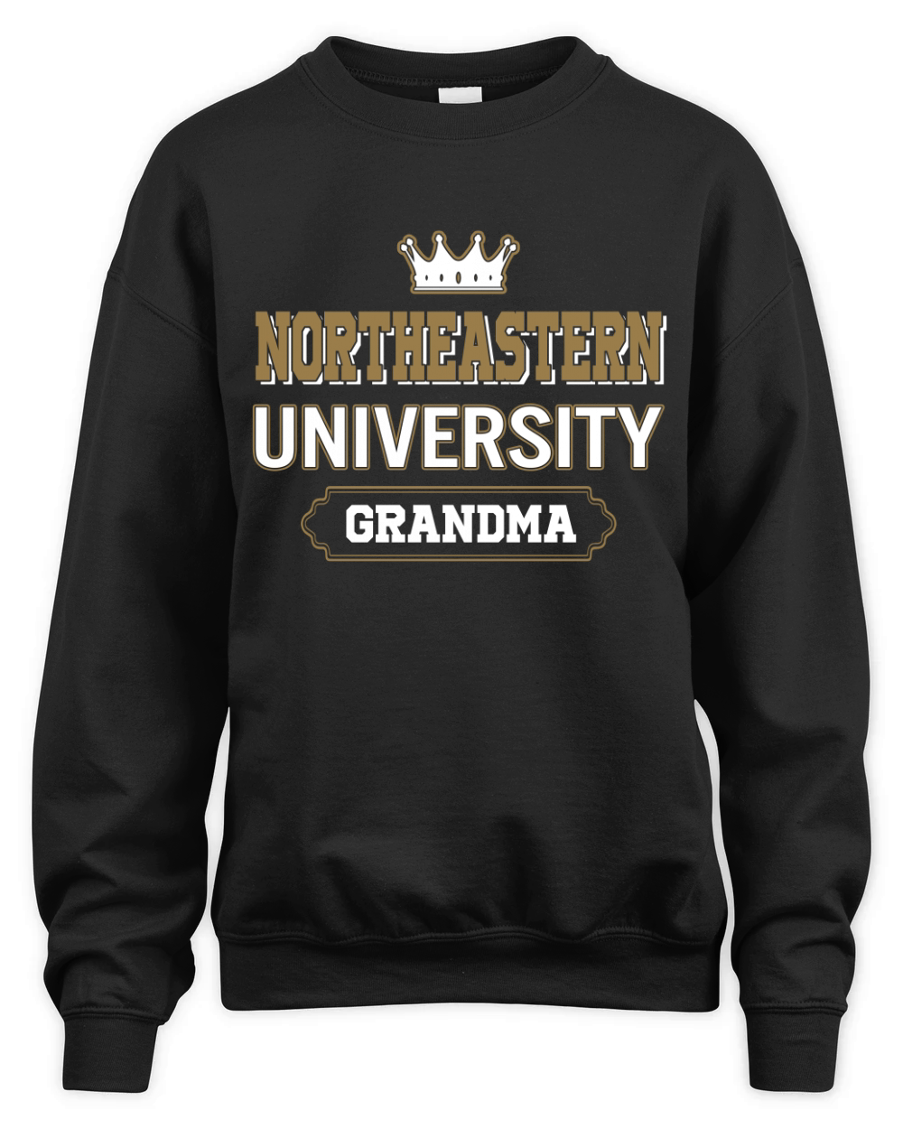 Northeastern University Grandma Great Gift For Grandparents Unisex Premium Crewneck Sweatshirt