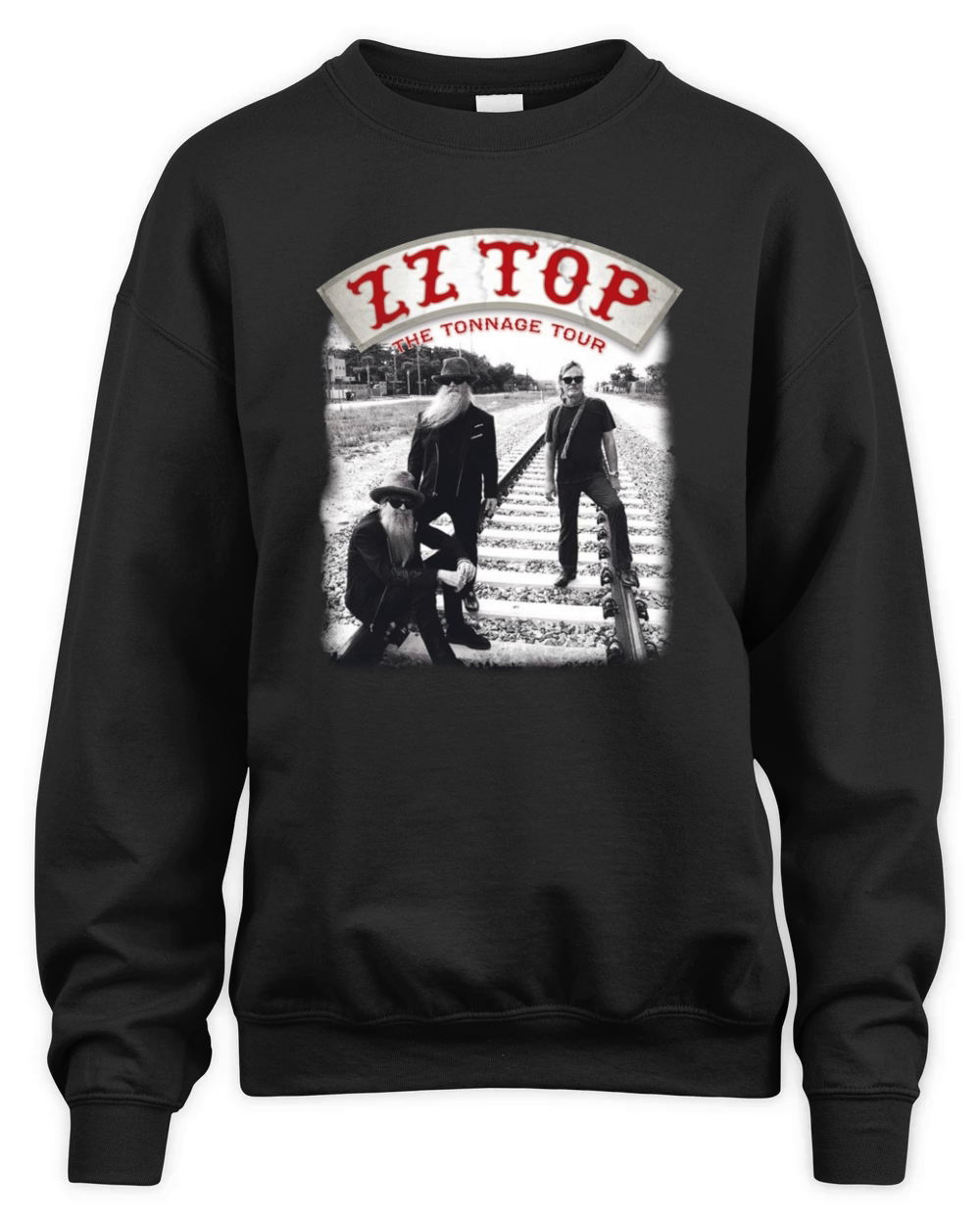 Vintage Zz Top Mono Picture Unisex Premium Crewneck Sweatshirt