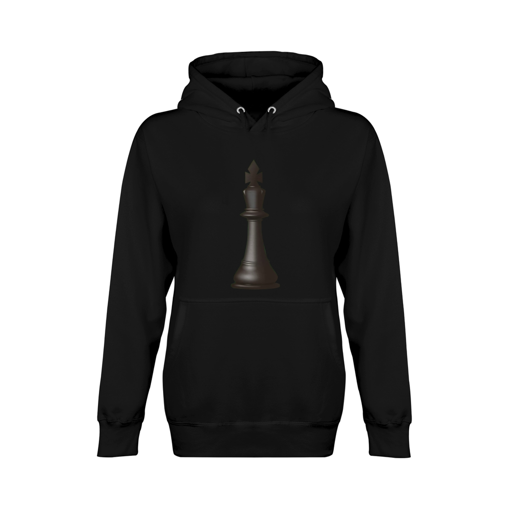 Black King Chess Piece Unisex Premium Pullover Hoodie