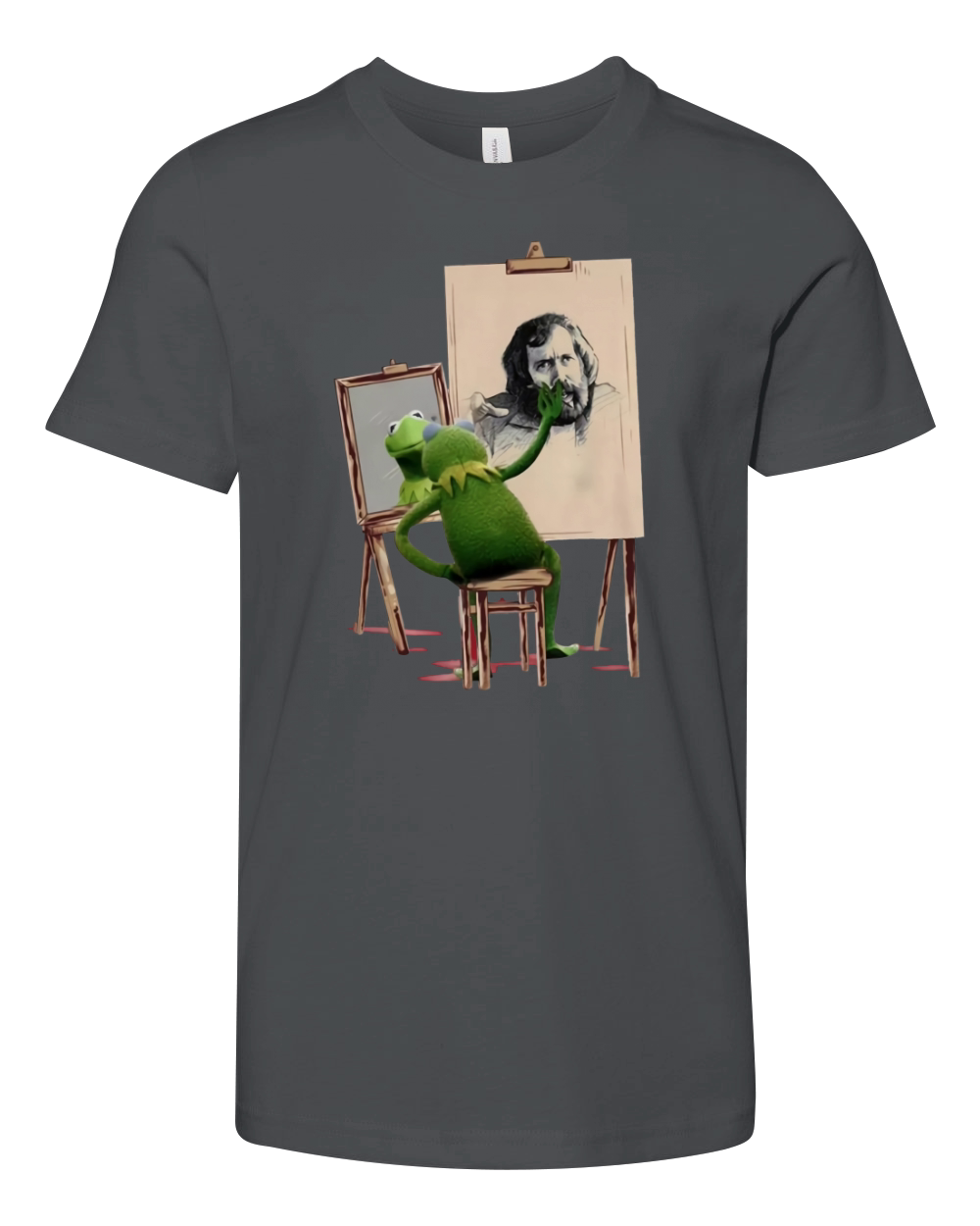 Kermit The frog painting Jim Henson shirt Youth Unisex Jersey Tee