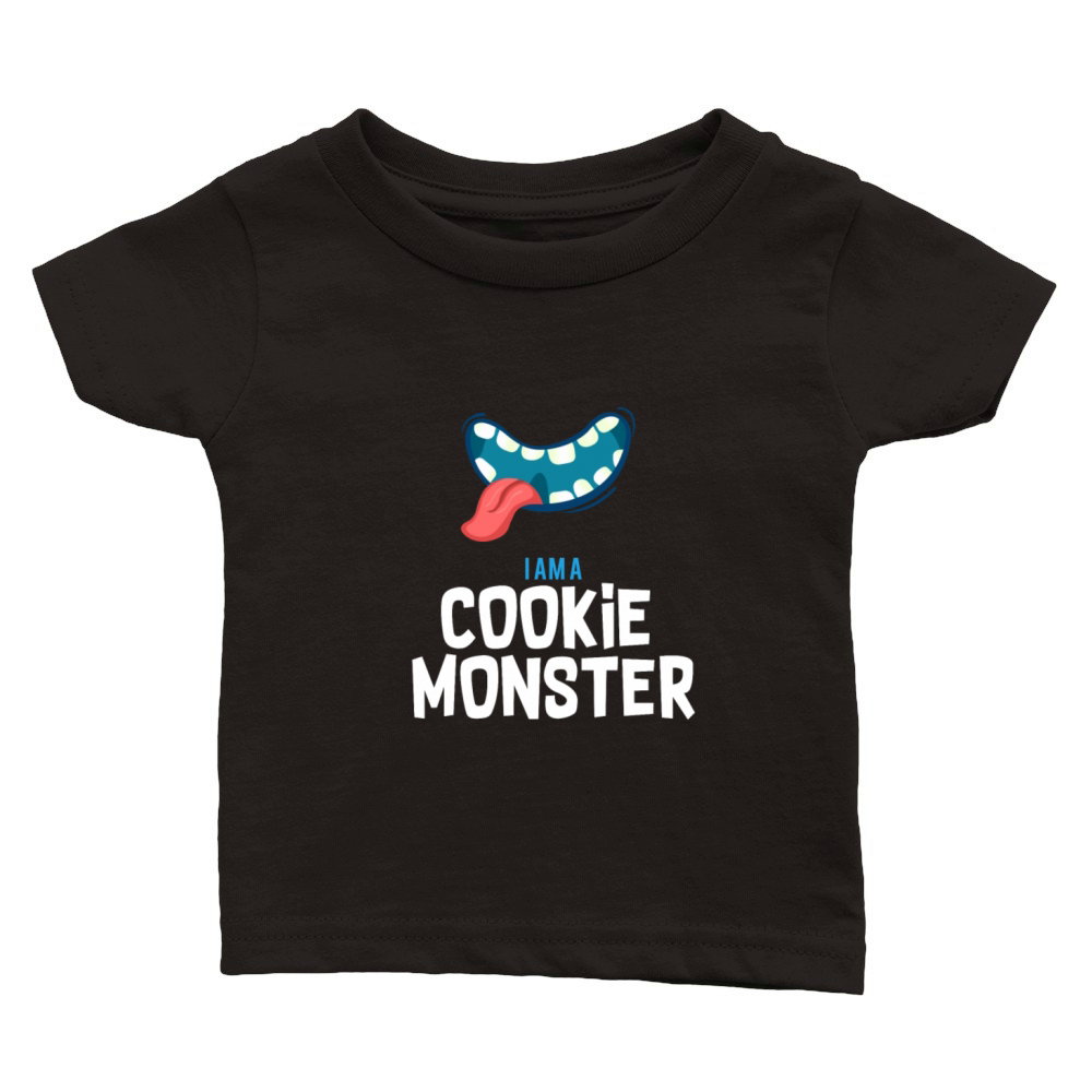 Cookie Monster Classic Baby Crewneck T-shirt