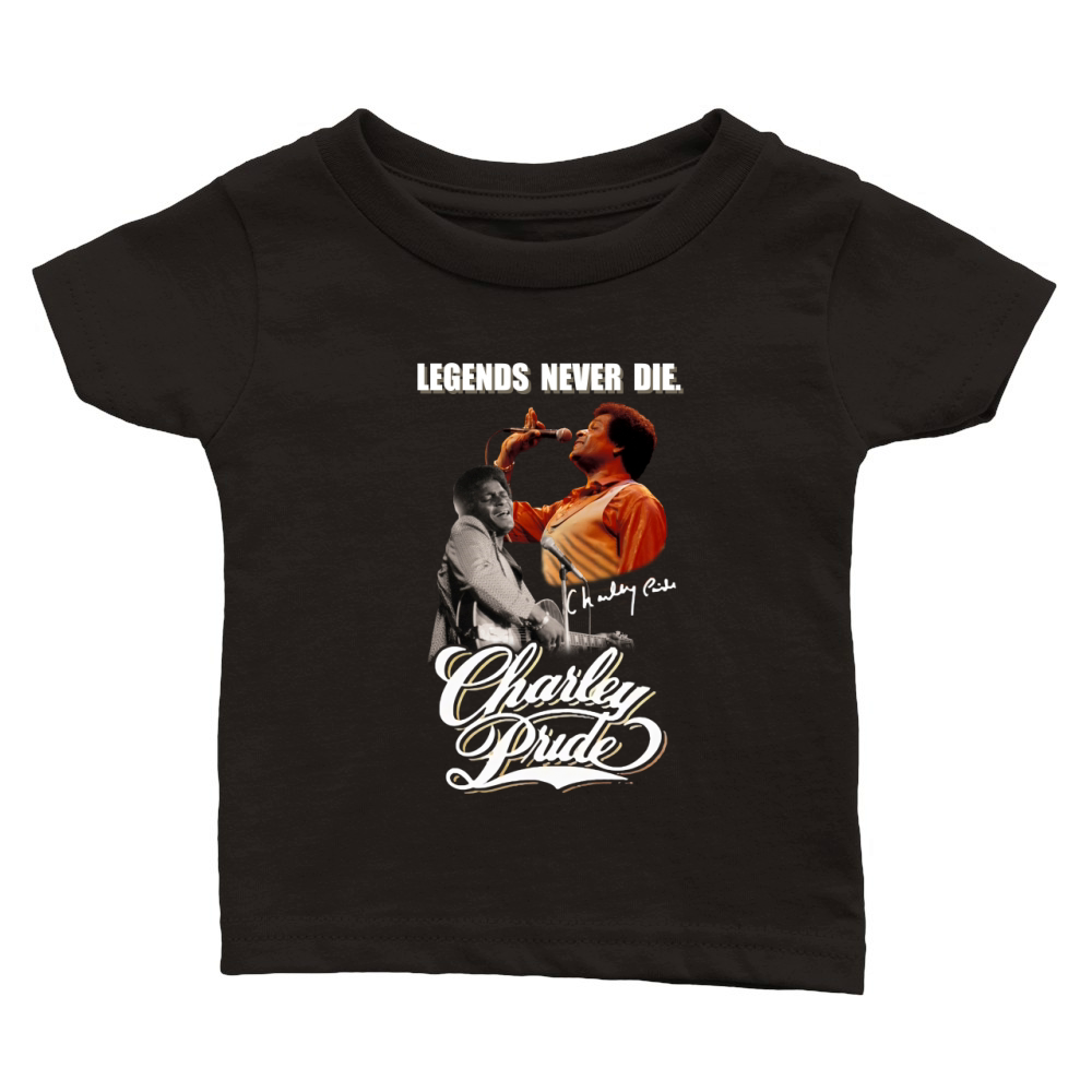 Legends never die Charley Pride signature Classic Baby Crewneck T-shirt