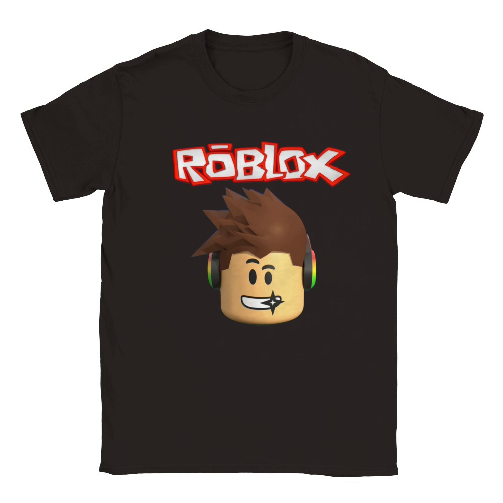 Roblox Character Head Classic Kids Crewneck T-shirt