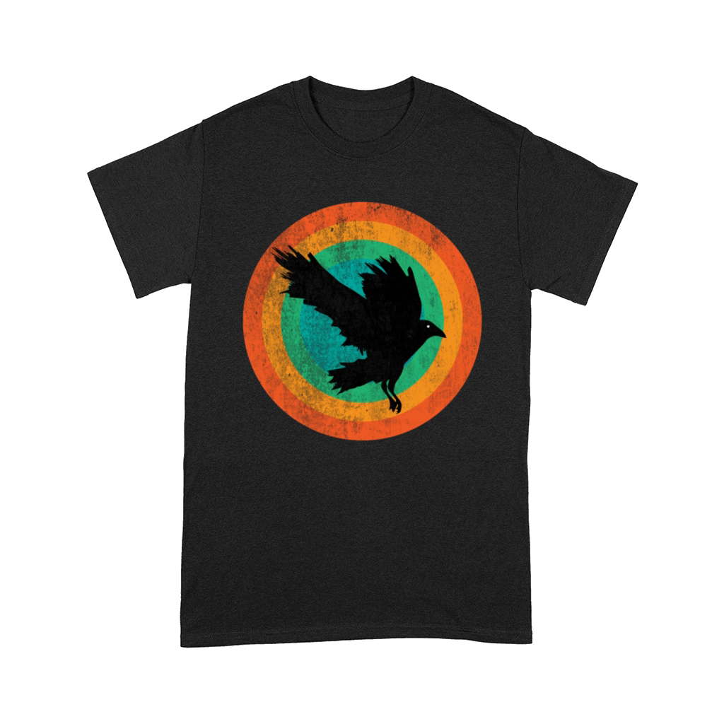 Vintage Beautiful Cute Raven retro Art Comfort T-shirt