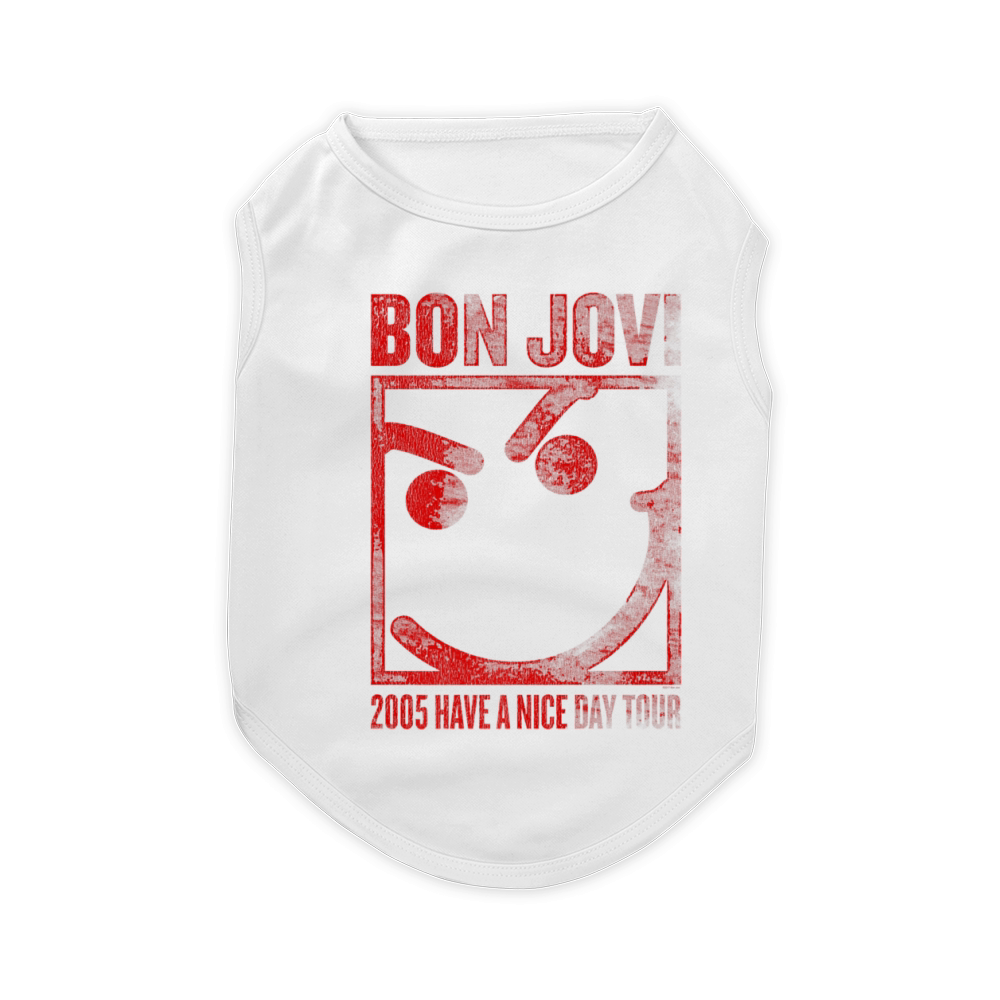 Bon Jovi 2005 Have A Nice Day Tour T-Shirt Pet T-Shirt