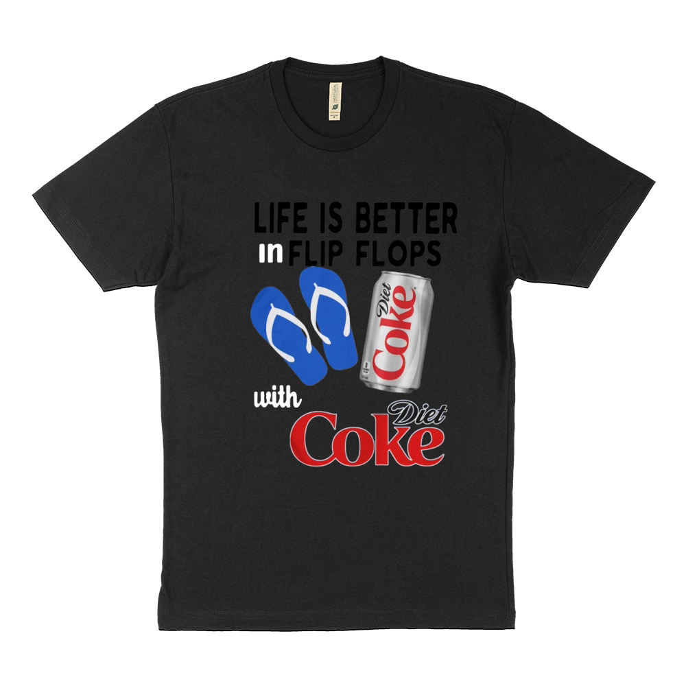 Life is better in flip flops with Diet Coke Sustainable T-Shirt