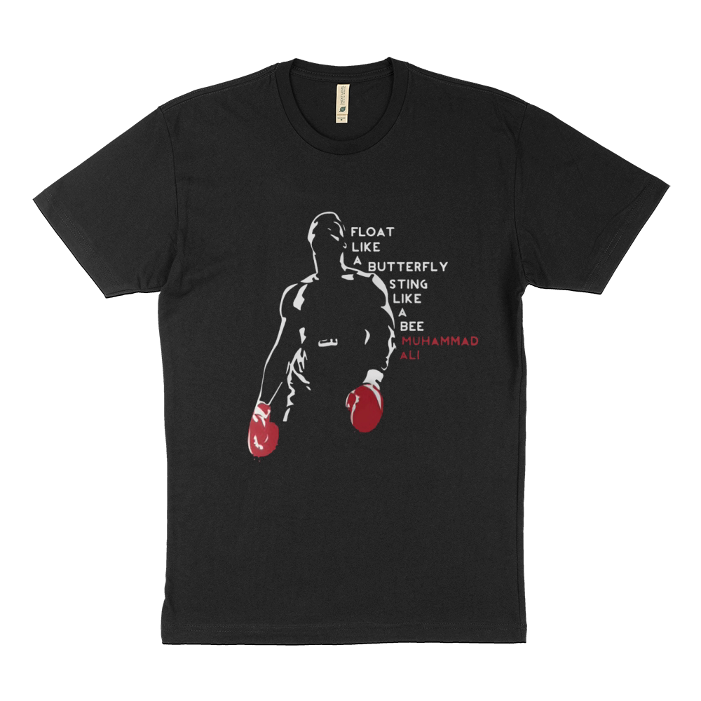 Muhammad Ali float like a butterfly sting like a bee Sustainable T-Shirt